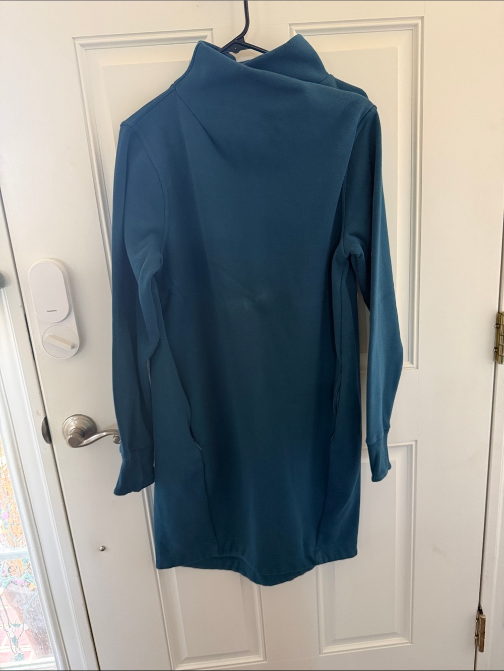 Athleta Cozy Karma Mock Neck Dress With Plush Interior MEDIUM TALL